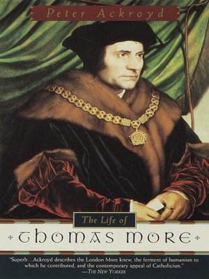cover image of The Life of Thomas More